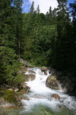 Waterfall at Vysoke Tatry