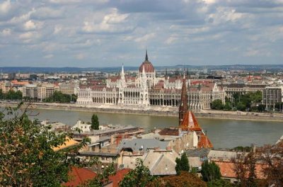 Parliament and Danube River, Budapest