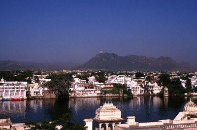 Buildings by Lake Picchola, Udaipur