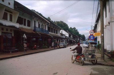 A Motor Rickshaw in Luang Prabang