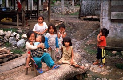 Village Children near Luang Prabang