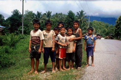 Village Boys near Luang Prabang