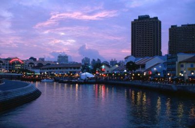 Singapore River at Twilight