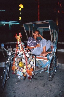 Man in a Rickshaw, Khota Bharu