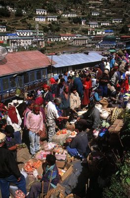 Saturday Market at Namche Bazaar