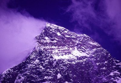 Cloud Plume on the Summit of Everest