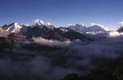 Clouds over Khumbu Valley