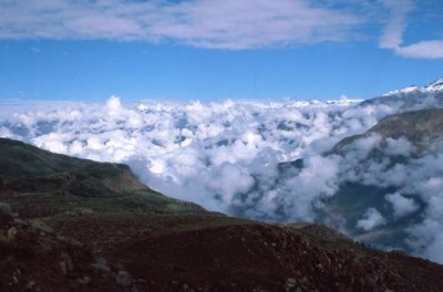 Clouds above the Colca Canyon