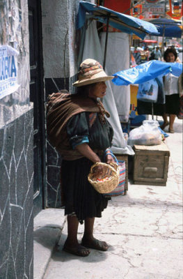  Old Woman on the Streets of La Paz