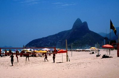 Ipanema Beach at Rio de Janeiro