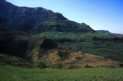 Green Hills amongst the Drakensberg Range