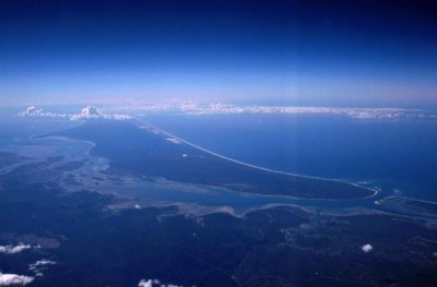 Fraser Island from the air