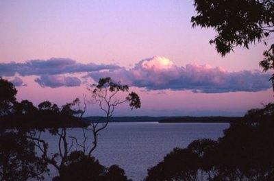 Lake MacQuarie at Sundown