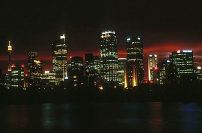 Sydney Skyscrapers at Night