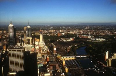 Melbourne viewed from Rialto Towers