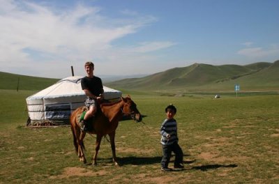 Paul on Horseback at Terelj