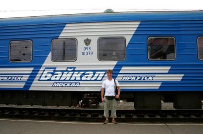 Paul and the Baikal Trans-Siberian Train