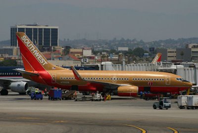 Southwest Airlines Boeing 737 at LAX