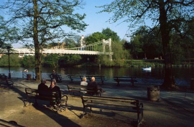 Sitting by the River Dee, Chester