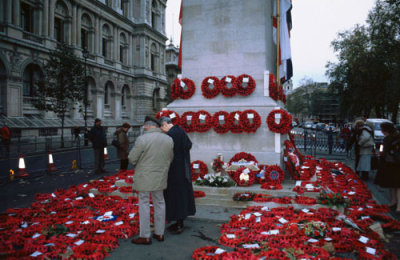War Veterans at the Cenotaph, London