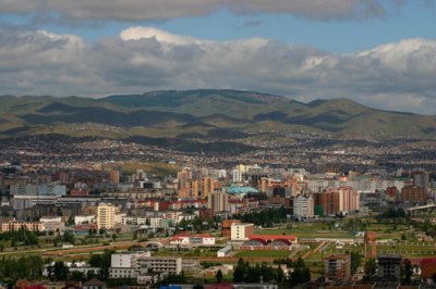 Ulaan Baatar from Soviet Monument