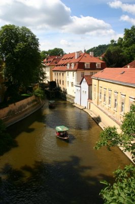 River inlet near Charles Bridge, Prague