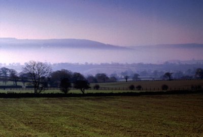 Winter Mist in the Wharfe Valley