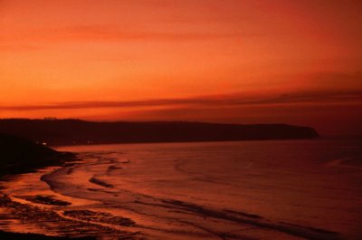 Sandsend Sunset in Yorkshire