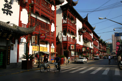 Yuyuan Bazaar area of Shanghai