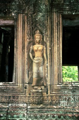 Wall Carving at Bantaey Kdei, Angkor