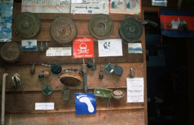 Land Mine Collection at Siem Reap