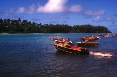 Fishing Boats at Muri Beach