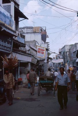Main Bazaar in Paharganj, Delhi