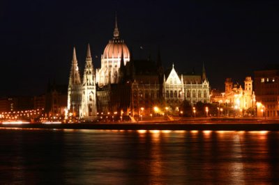 Parliament at Night Budapest