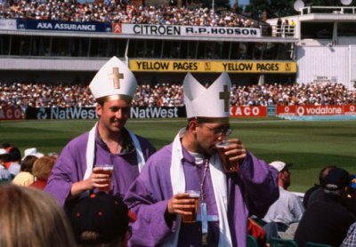 Fans at Headingley Cricket Ground