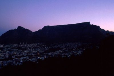 Table Mountain at Twilight, Cape Town