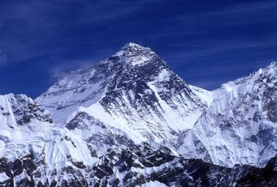 Everest seen from Nameless Towers