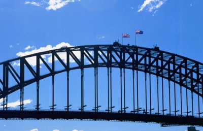 Sydney Harbour Bridge close-up