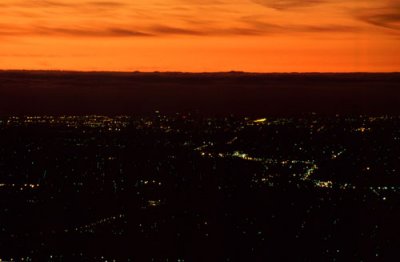 Twilight over Melbourne