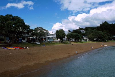 Russell town and beach