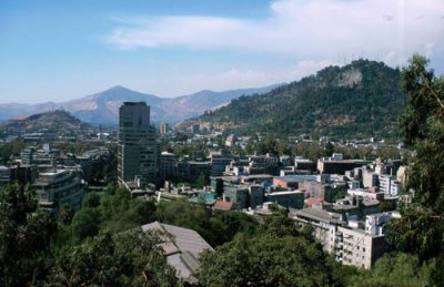 View from Santa Lucia, Santiago