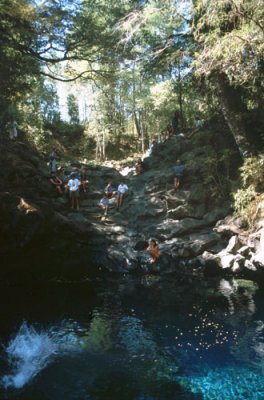 Rock pool near Pucon