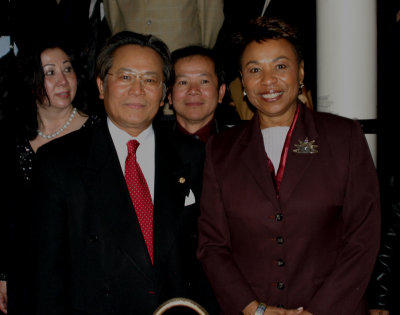 Ambassador Nguyen Tam Chien and Congresswoman Barbara Lee