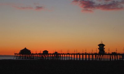 Huntington Beach Pier (at Sunset)