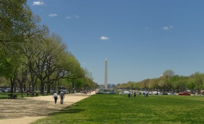 The Washington Monument and the Mall