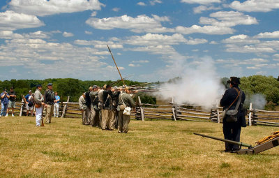 Musket Demonstration - another Shot