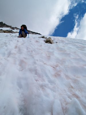 Steep snow glenn pass