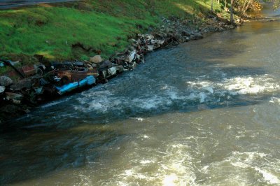 The Chevy Hole - Tuckaseegee River     Bryson City, North Carolina