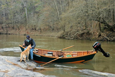 Me and Bailey Fishing the Flint River