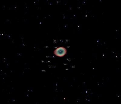 M57 Field Stars